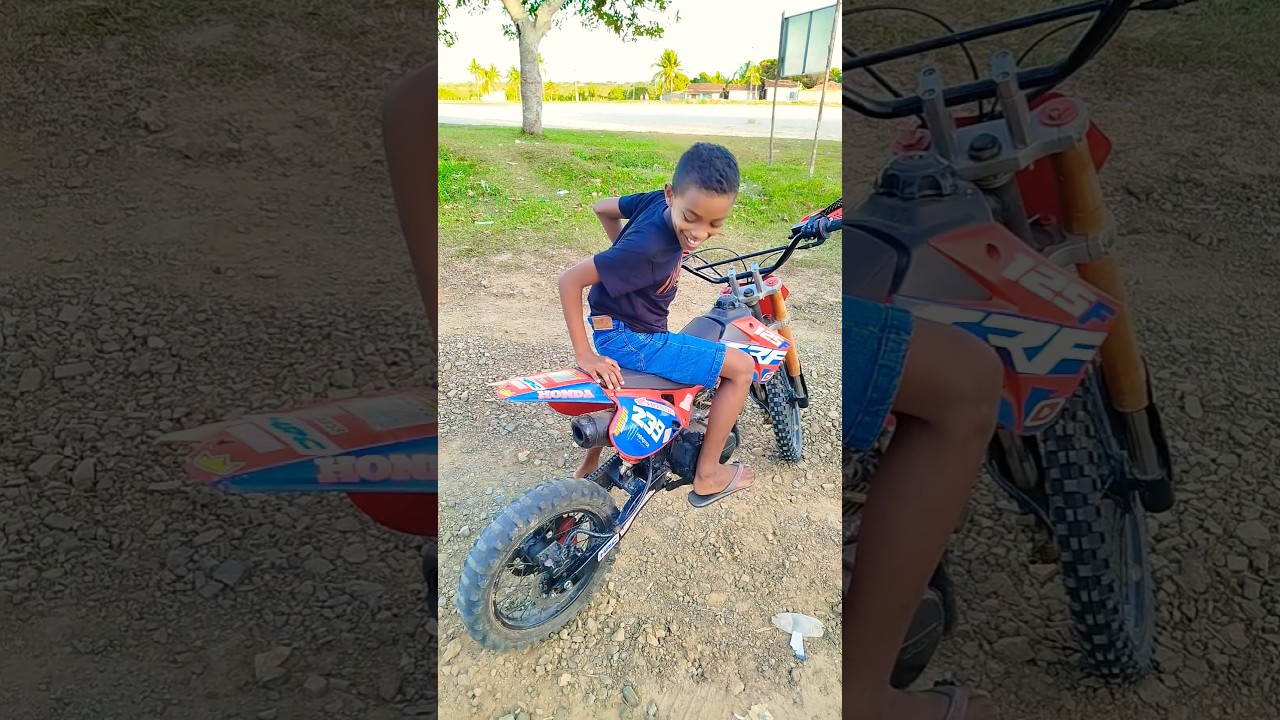 Por isso q o pneu ta liso 🙈😅😅 #minimoto #motovlog #minibike #shorts #moto