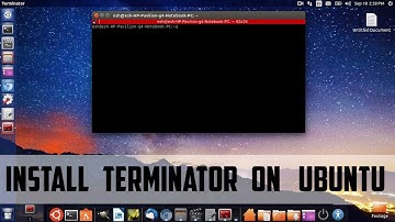 Install Terminator in Ubuntu 14.04/16.04/17