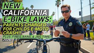 New California E-Bike Laws: Parents Charged For Childs E-Moto Crash!! (2026)