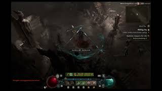 Diablo IV 2023 Nightmare T100 Bonespear Nec solo in 10min  - Shifting City