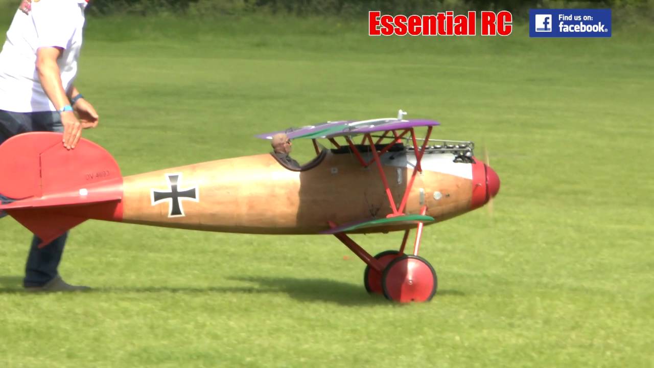large scale ww1 rc planes
