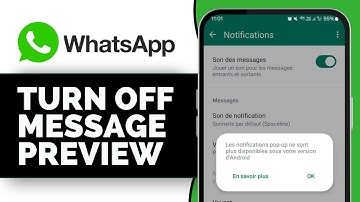 How to Turn Off WhatsApp Message Preview in the Notification Bar