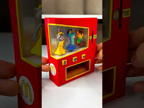 DIY Zootopia 2 McDonald’s Vending  Machine with Paper | Paper Craft Ideas #shorts #papercraft