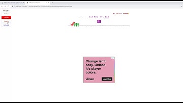 T-Rex chrome dino game. Extended version