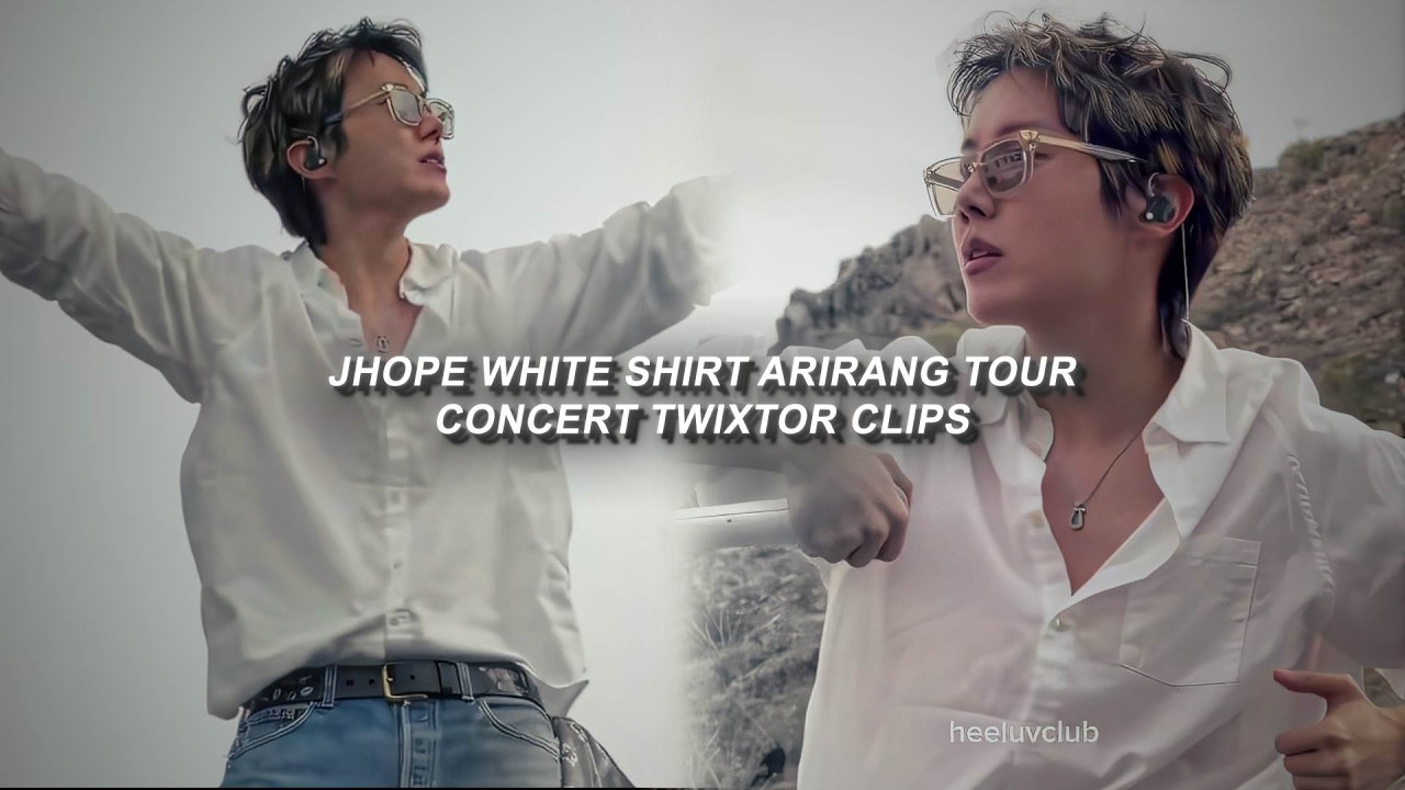 JHOPE(white shirt)- ARIRANG WORLD TOUR CONCERT twixtor clips - YouTube
