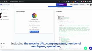 How to Enrich an email in Reverse Contact?