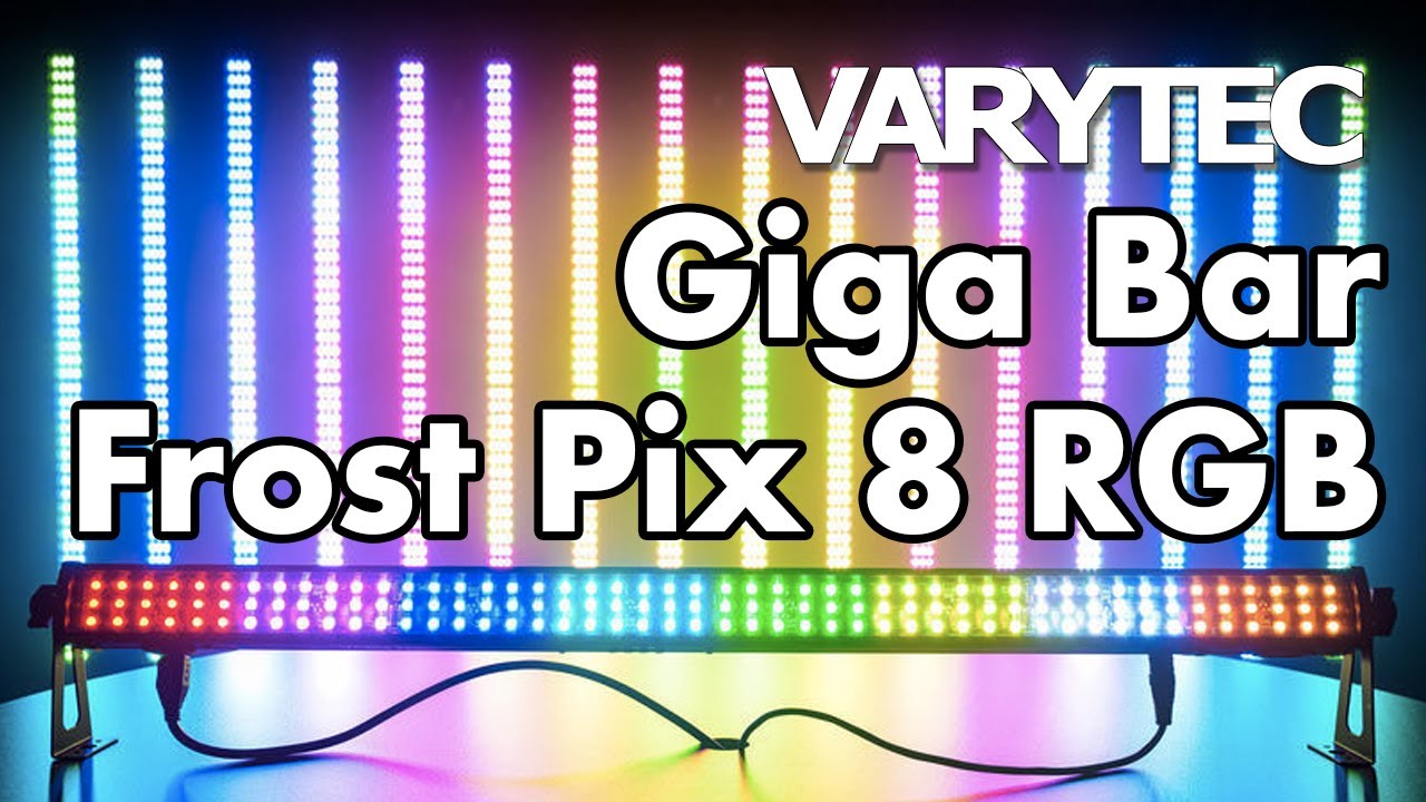 Varytec Giga Bar Frost Pix 8 RGB - pixel by pixel perfect party