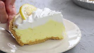 No Bake Lemon Pudding Pie