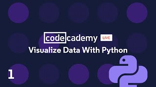 Codecademy Live: Visualize Data with Python #1