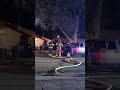 Truck fully engulfed caused tiny explosion