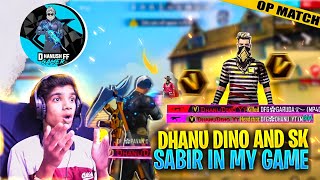 Dhanu Dino And SK Sabir Boss  in My Game 😱 Gone Wrong 🤬 in Telugu  | Dhanush FF Gamer | screenshot 3