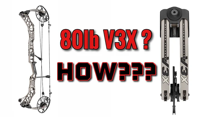 How I got my Mathews V3X to 80lbswithout the cable...