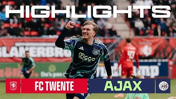 Three goals in seven minutes! ⏳ | Highlights FC Twente - Ajax | VriendenLoterij Eredivisie