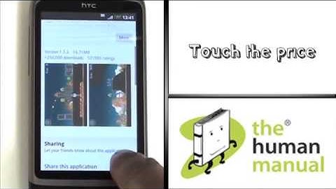 How to download an app onto your HTC Desire | The Human Manual