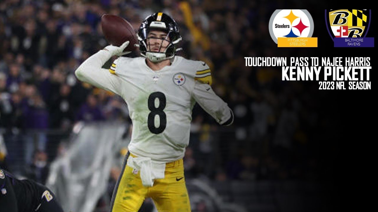 Kenny Pickett Scrambles And Fires To Najee Harris FOR THE LEAD PIT