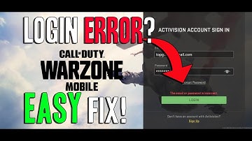 Login ERROR? EASY fix! - Warzone Mobile