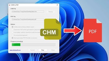 How to Convert CHM to PDF in Windows 11/10 | CHM to PDF