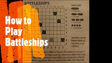 How to play Battleships - the newspaper game.