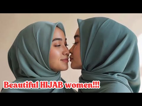 Gallery Of Beautiful HIJAB Women Hugs And Kisses Passionately 