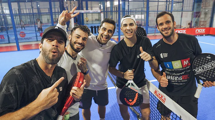 Padel (me rompen la cmara)  con TRESCO & MANU MART...