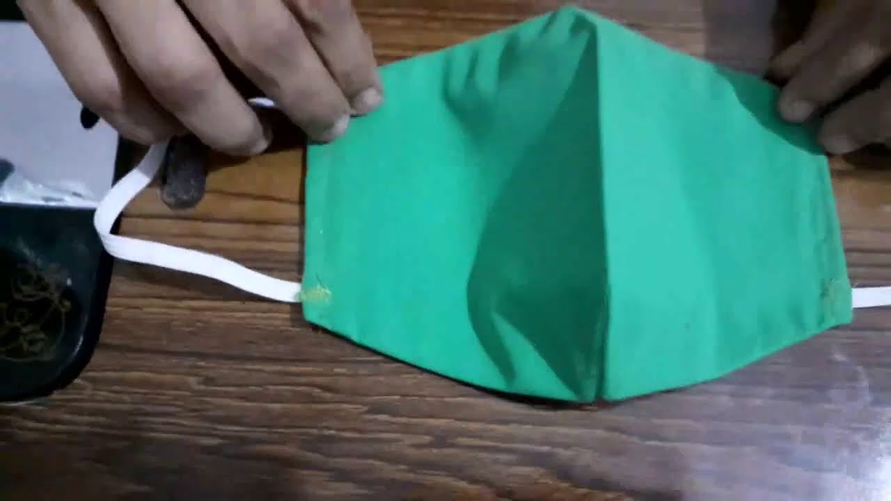 THREE LAYER FACE MASK .. How to make 3 layer face mask easily