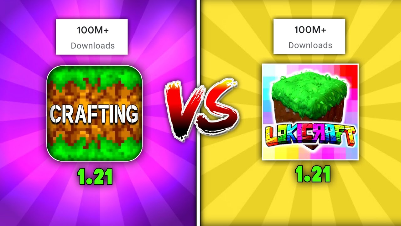 Lokicraft Vs Crafting and Building 🔥