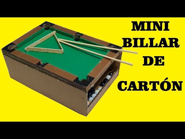 Cómo hacer un juego de mini billar con una caja de vino