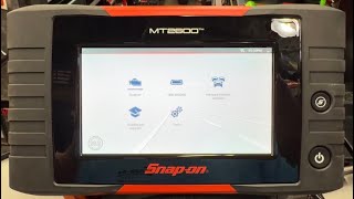 SNAPON MT2600 - snapon’s entry-level scan tool! ￼walk thru and features 