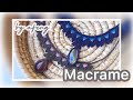 Macrame by Afeng: 2021-05｜Macrame Tutorial｜Macrame Necklace｜Leaf Necklace｜编绳｜DIY｜