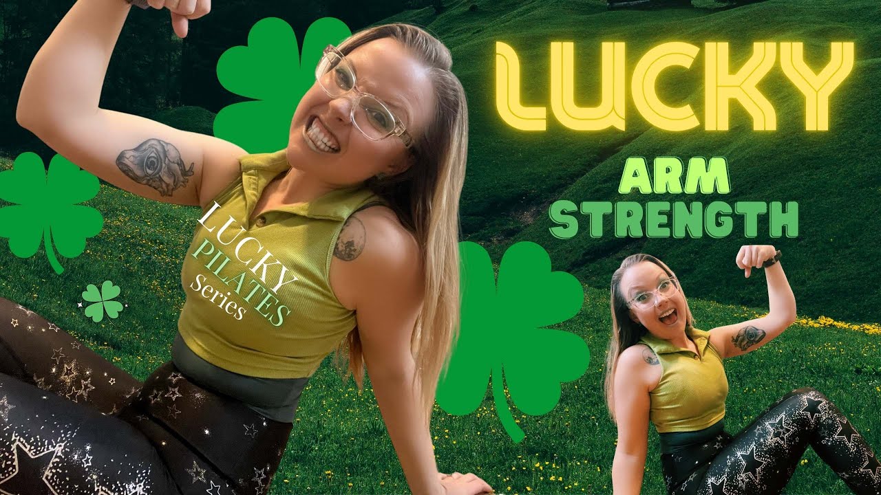 LUCKY! Arm Strengthening WEIGHTLESS Muscle BUILDER! Pilates with Thea