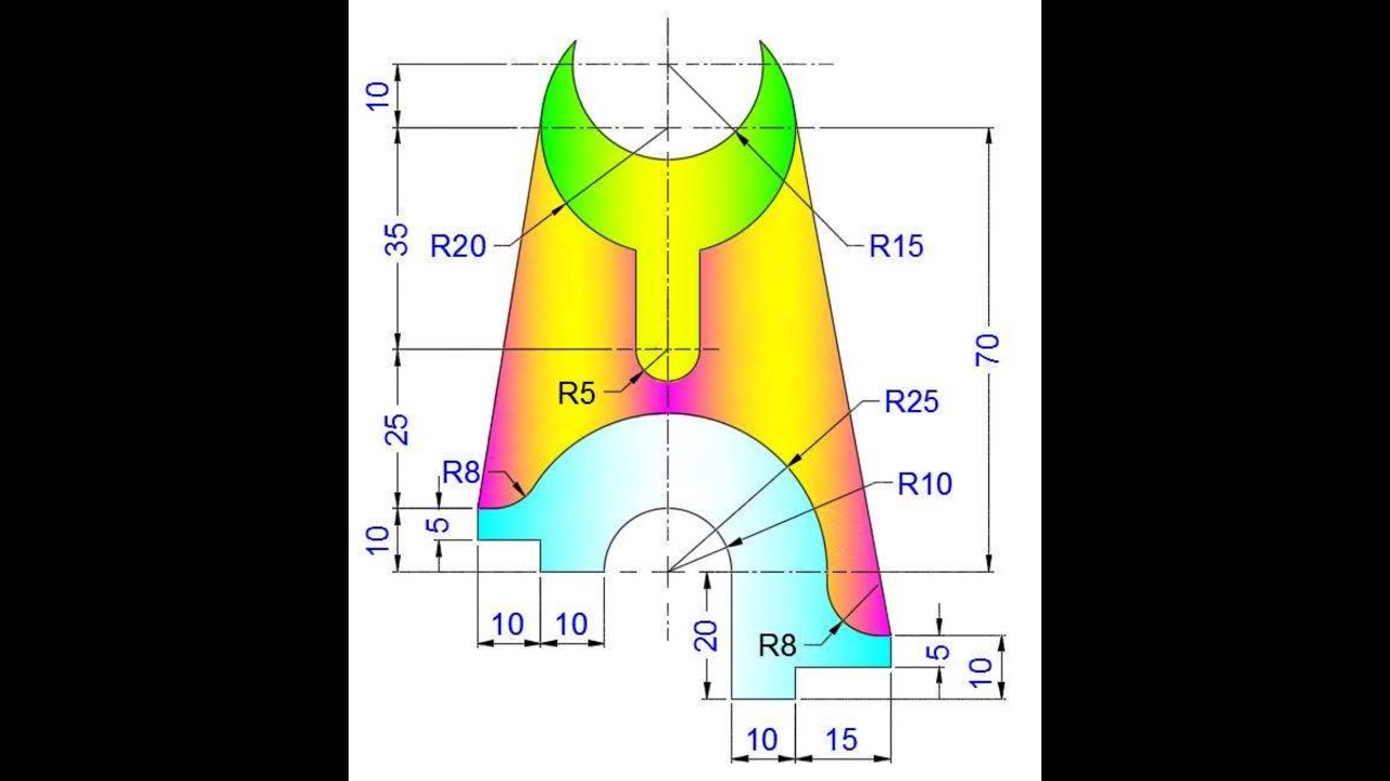 SolidWorks 2D excersise 139