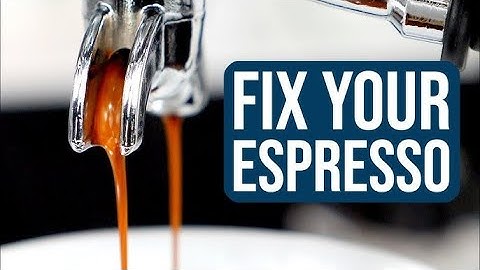 How to Fix Espresso Extractions: Timing, Taste| Coffee, |Under Extraction & Over | @UdaanWithAnil