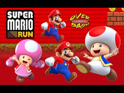 Super Mario Run!- Run and Jump, Worlds 1-1,1-2,1-3! Amazing?!! - 동영상