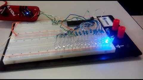 Simulacion del auto fantastico, con el pic18f4550