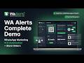 WA Alerts Demo: WhatsApp Marketing, Automation & Store Orders — All in One Tool
