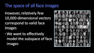 The Space of All Face Images