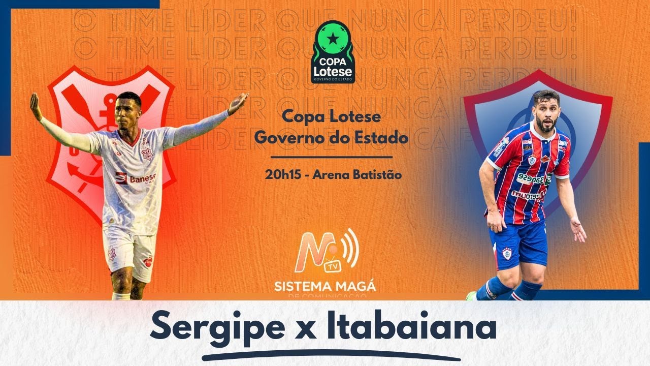SERGIPE x ITABAIANA- FINAL - COPA LOTESE - AO VIVO #aovivo - YouTube