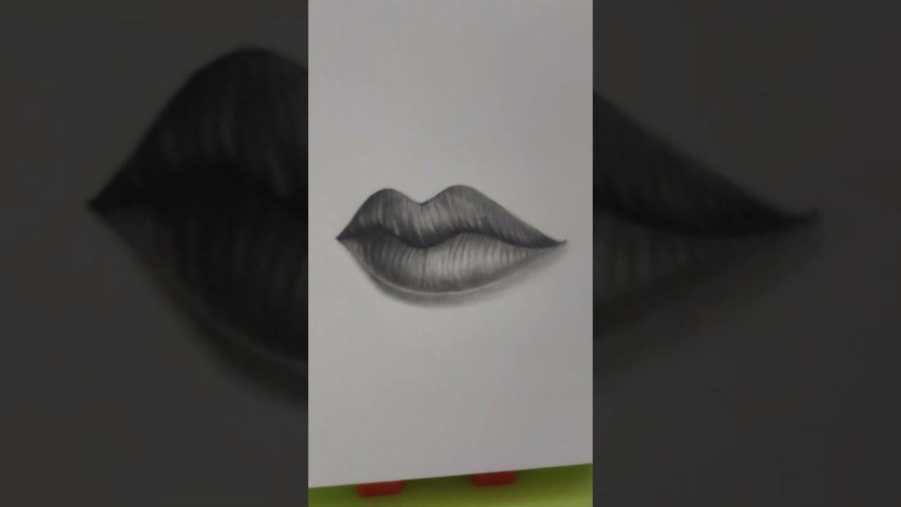 Cute Smile | Pencil Drawing | Pencil Sketch | Lips drawing | Easy art | Rani thevil tula 
