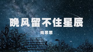 向思思 - 晚風留不住星辰 ◖後來有一萬個想見你的時分，卻沒一個合適的身份◗ [ Lyric Video] 官方動態歌詞版