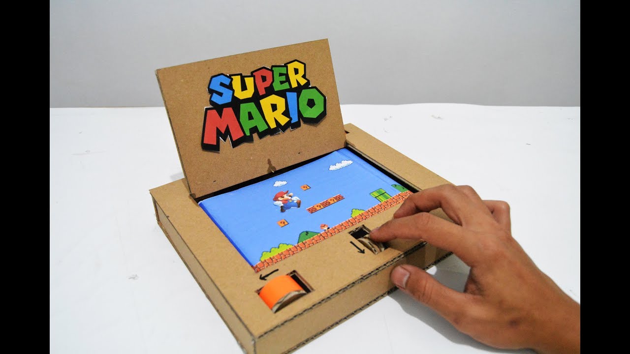 Keren Dari Selembar Kardus Menjadi Game Mini Super Mario Mainan Anak Youtube Kerajinan Kertas Kerajinan Menarik Kardus