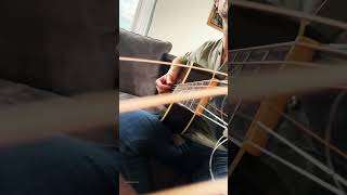 Find creepy thing untuned halfway string change  #guitar #guitarist #lick #music  #creepy