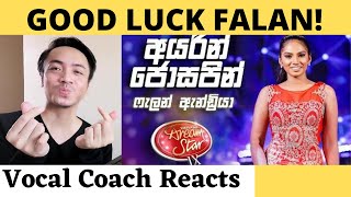 Miniatura de vídeo de "Falan Andrea Derana Dream Star Viyole Irin Josapin වියෝලේ  අයිරින් ජොසපින් Reaction"