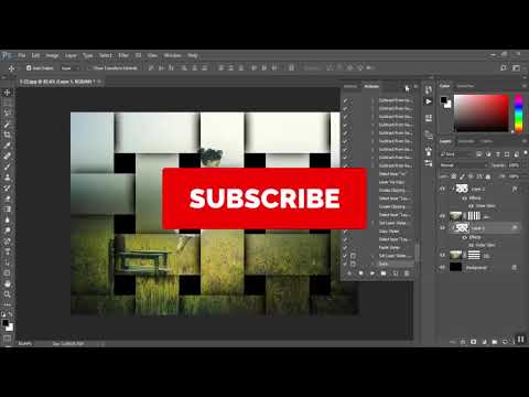 أكشن مميز لتقسيم الصورة بالفوتوشوب أكشن مميز لتقسيم الصورة بالفوتوشوب