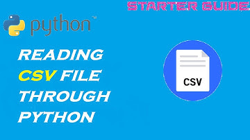 #python How to read CSV file in Python | CSV Module | Python Tutorial | (CSV.Reader)