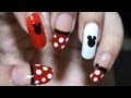 Nail Art at Home - Easy & Cool Mickey Mouse design in steps