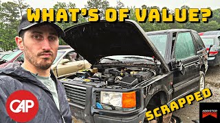 Taking A Stroll Though The Junk Yard 11 + Jaguar XJS, W124 Wagons & A P38 With Great Bits!