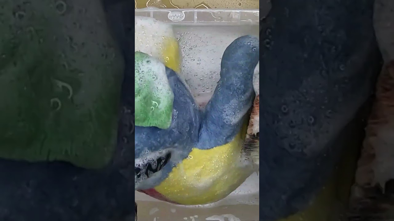 Relaxing ASMR: Cleaning a Muddy Baby Doll & Hippo - Satisfying Sounds