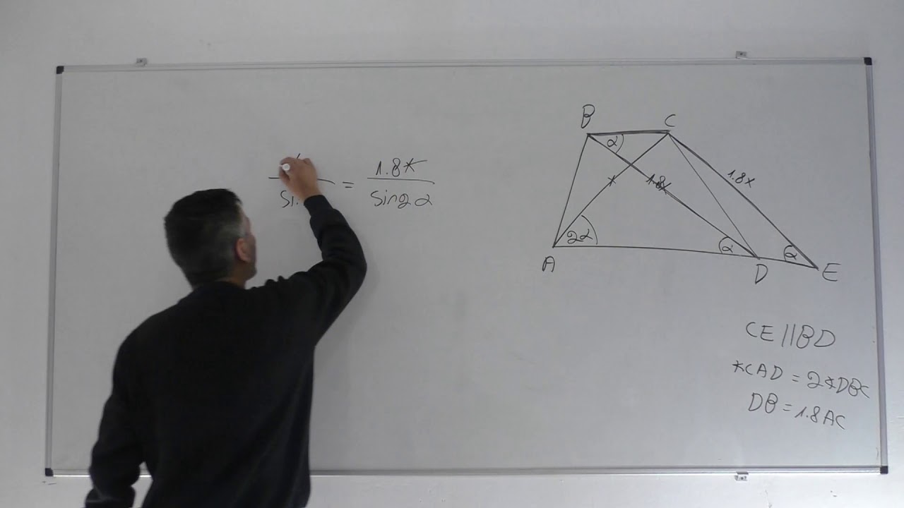 ✏️פתרון בגרות 581 קיץ 2015 מועד א שאלה 5 -טריגונומטריה ללא מעגל