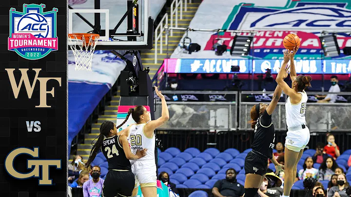 Wake Forest vs. Georgia Tech Women's Basketball Tournament Highlights (2022)