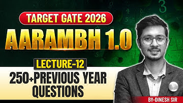 𝟐𝟓𝟎+ Previous Year Questions | Target GATE Aptitude 2026 | Aarambh 1.0 | Lec-12 | IFAS